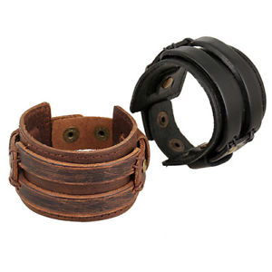 【送料無料】ブレスレット　アクセサリ―　デパンクレトロトレンディsm de39572 frauen punk retro breit kunstleder gurtel trendy