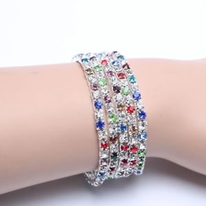 【送料無料】ブレスレット　アクセサリ―　クリスタルシックトレンディsm fr40389 crystal chic unique ligne tendue elastique trendy 12,056円
