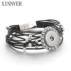 【送料無料】ブレスレット　アクセサリ―　マグネットビンテージトレンディsm fr37889 magnet vintage boucle pu cuir pulseras trendy