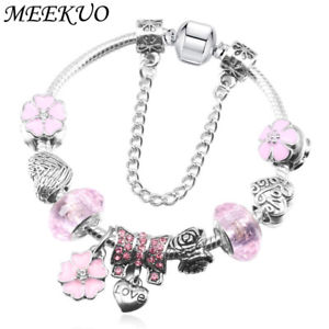 【送料無料】ブレスレット　アクセサリ―　アルジェントプラークアムールブレスレットas fr33991 3 couleurs en argent plaque coeur amour charm bracelet alliage de zi