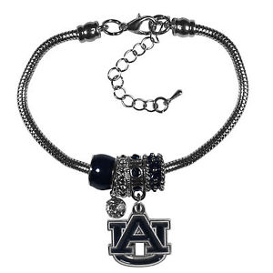 【送料無料】ブレスレット　アクセサリ―　オーバーンタイガースユーロビーズブレスレットauburn tigers euro bead bracelet 13,125円