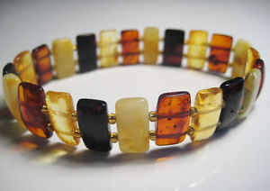 【送料無料】ブレスレット　アクセサリ―　バルトブレスレットgenuine baltic amber bracelet