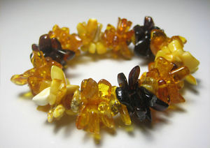 【送料無料】ブレスレット　アクセサリ―　バルトブレスレットreal baltic amber bracelet