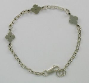 【送料無料】ブレスレット　アクセサリ―　フェッチスターリングシルバーデイジーチェーンブレスレットfar fetched sterling silver daisy chain bracelet 13,665円