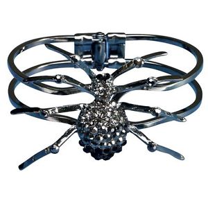 【送料無料】ブレスレット アクセサリ― クリスタルスパイダーヒンジブレスレットハロウィンブレスレットクモブレスレットcrystal spider hinged bracelet halloween bracelet spider bracelet