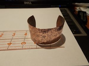 【送料無料】ブレスレット アクセサリ― ビンテージレディースアジャスタブルカフブレスレットvintage copper floral design womens adjustable cuff bracelet, arthritis relief