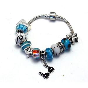 【送料無料】ブレスレット　アクセサリ―　アップビーズブレスレットtoc beadz growing up 21 blue bead bracelet