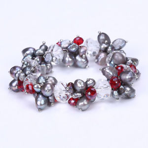 【送料無料】ブレスレット アクセサリ― ブレスレットfashion jewelry bracelet with natural freshwater pearl jewelry stretch