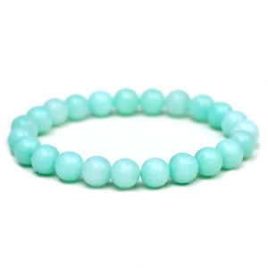【送料無料】ブレスレット　アクセサリ―　ブレスレットグレードビーズamazonite bracelet gradea semiprecious gemstone 8mm beads uk made