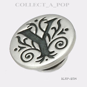 【送料無料】ブレスレット　アクセサリ―　スターリングシルバーauthentic kameleon sterling silver letter y jewelpop kjp025si
