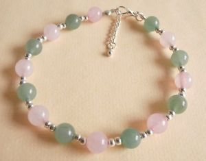 【送料無料】ブレスレット　アクセサリ―　クリスタルヒーリングgemstone crystal healing skin conditions eczema acne hives allergies anklet