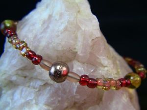 【送料無料】ブレスレット　アクセサリ―　ハンドメイドビーズブレスレットキャッチexclusive hand made catching flame beaded bracelet increases strength
