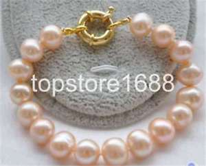 【送料無料】ブレスレット　アクセサリ―　ピンクブレスレット1011mm pink freshwater cultured pearl bracelet jewelry 75