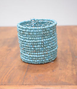 【送料無料】ブレスレット　アクセサリ―　ブレスレットトルコカフスbracelet beaded turquoise cuff