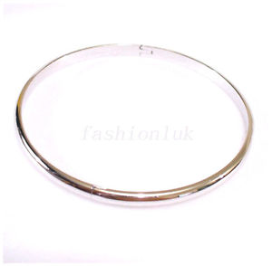【送料無料】ブレスレット　アクセサリ―　ホワイトゴールドメッキブレスレットオープンwhite gold plated woman medium 6cm open bracelet classic traditional uk