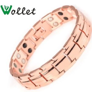 【送料無料】ブレスレット　アクセサリ―　ブレスレットsolid copper chunky men women jewelry magnetic bracelet anti arthritis