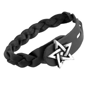 【送料無料】ブレスレット　アクセサリ―　ゴシックブレスレットペンタグラムゲールメンズレディースファッションgenuine alchemy gothic bracelet pentagram gaelic plait mens ladies fashion