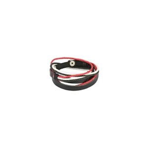 【送料無料】ブレスレット　アクセサリ―　ブラックレザーストラップ