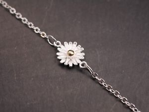 【送料無料】ブレスレット　アクセサリ―　ブレスレットスウィートsilver bracelet with flower bloom sweet small petite