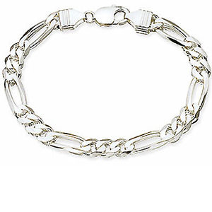 【送料無料】ブレスレット アクセサリ― イタリアニッケルfigaro link bracelet solid925sterling