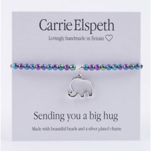 【送料無料】ブレスレット アクセサリ― キャリーエルスペスbb094ブレスレットビッグ bnwtcarrie elspeth bb094 sentiment bracelet sending you a big hug bnwt