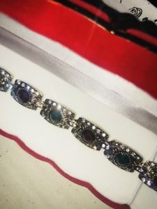 【送料無料】ブレスレット　アクセサリ―　ラインストーンブレスレットrhinestone bracelet