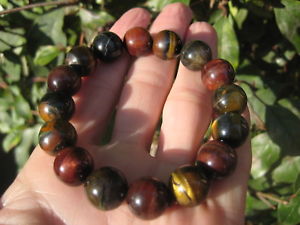 【送料無料】ブレスレット　アクセサリ―　ブレスレットタイa10natural red tiger tigers eye stone bead bracelet thailand jewelry art a10