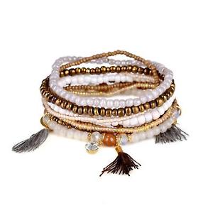 【送料無料】ブレスレット　アクセサリ―　ボヘミアブレスレットブレスレットgirls fashion bead bracelet charm bohemian bracelet vitality layered stretch