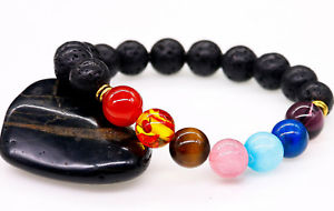 【送料無料】ブレスレット　アクセサリ―　クリスタルチャクラヒーリングビーズブレスレットnatural stone 10mm crystal gemstone 7 chakra healing bead bracelet for men women 13,665円