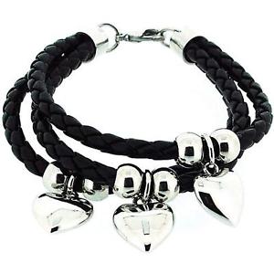 【送料無料】ブレスレット　アクセサリ―　コレクションストランドメッキブレスレットthe olivia collection 3 strand plated leatherette heart charm 6 bracelet