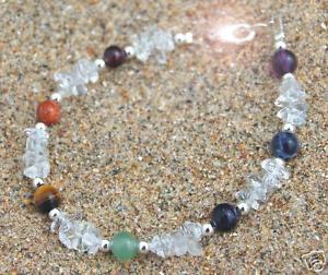 【送料無料】ブレスレット　アクセサリ―　ブレスレットユニーク designchakra amp; crystal bracelet unique amp; stunning