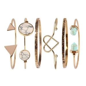 【送料無料】ブレスレット　アクセサリ―　5xカフスブレスレットキットボヘミアボヘミアンマニュアルchristmasp65xcuff bracelet kits bohemian boho beach ethnic manual woman gifts christmasp6