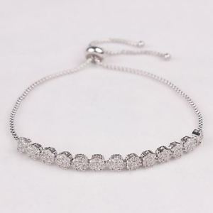 【送料無料】ブレスレット　アクセサリ―　ケーキジルコンローズczジルコンブレスレッツcake shape cubic zircon crystal adjustable cz zircon bracelets for women in rose