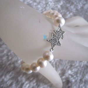 【送料無料】ブレスレット　アクセサリ―　ブレスレット75 810mm aa single row freshwater pearl bracelet star ukmore colors