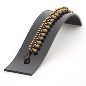 【送料無料】ブレスレット　アクセサリ―　81stgenerationベルブレスレット 19cm81stgeneration brass gold tone round charm bead bell ethnic bracelet, 19 cm