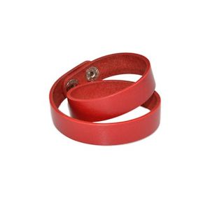 【送料無料】ブレスレット　アクセサリ―　ダブルラップブレスレットカフブレスレットdouble wrap bracelet handcrafted leather wrist cuff, red leather bracelet