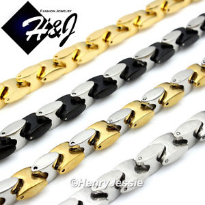 【送料無料】ブレスレット　アクセサリ―　7511menステンレス8mmシルバーゴールドボーヌチェーンブレスレット