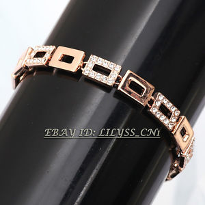 【送料無料】ブレスレット　アクセサリ―　a1a013cz 02ラインストーンチェーンブレスレット18kgpa1a013 fashion cz 02 width rhinestone chain bracelet 18kgp crystal