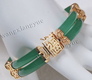 【送料無料】ブレスレット　アクセサリ―　green jade75aaarare natural green jade jewelry bracelet 75 aaa grade