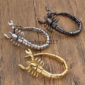 【送料無料】ブレスレット　アクセサリ―　アロイスコーピオンシックブレスレットチタンホットalloy scorpion chic bracelet titanium steel charm jewelry men women gifts hot 1x