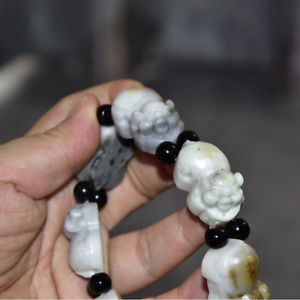 【送料無料】ブレスレット アクセサリ― ブレスレットランダムwhole chinas natural tang river jade pig bracelet random 1x