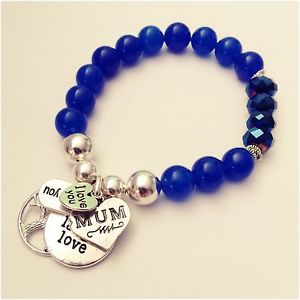 【送料無料】ブレスレット　アクセサリ―　ブレスレットツリーi love you mum bracelet tree of life thank you angel wing charms gift idea