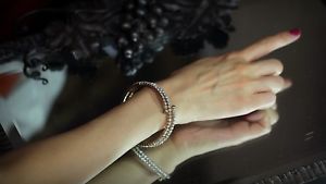 【送料無料】ブレスレット アクセサリ― ct3ブレスレットオリジナルbracelet elastic crystal simple elegant original evening marriage gift ct3
