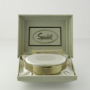 【送料無料】ブレスレット　アクセサリ―　メンズゴールドトーンブレスレットケースspeidel 2476 mens goldtone id bracelet adjustable nos in original case