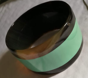 【送料無料】ブレスレット　アクセサリ―　buffalo horn lacquer braceletbuffalo horn lacquer bracelet