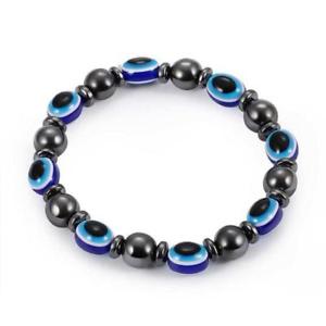 【送料無料】ブレスレット　アクセサリ―　ヘマタイトブレスレットmagnetic hematite stretchy bracelet for men amp; women