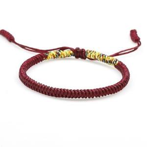 【送料無料】ブレスレット　アクセサリ―　チベットスネークチェーンコットンブレスレットtibetan monks snake chain braided cotton bracelet