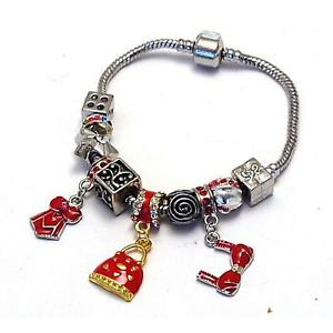 【送料無料】ブレスレット　アクセサリ―　ティーンエージャービーズブレスレットtoc beadz teenager red bead bracelet