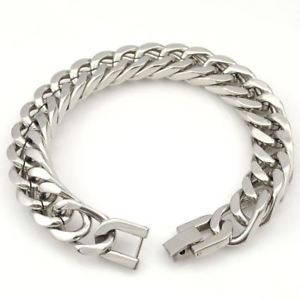 【送料無料】ブレスレット　アクセサリ―　カラードラドネグロドヒップホップhombre color plateadocolor dorado negro brazalete de acero inoxidable hip hop