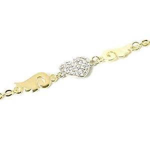 【送料無料】ブレスレット　アクセサリ―　コレクションブレスレットラインストーンセットハートthe olivia collection goldtone 75 bracelet with rhinestone set heart